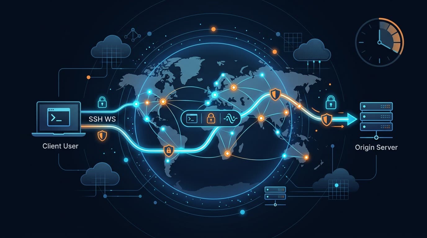 SSH WebSocket CDN Cloudflare (SSH WS) 3 Days